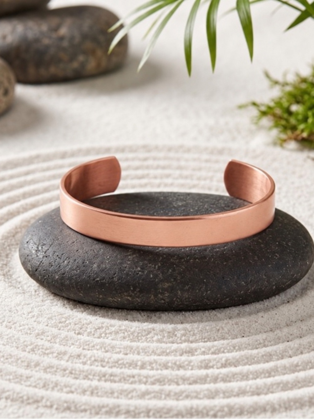 Brand New, Smooth Solid Copper Cuff Unisex Bracelet Adjustable size